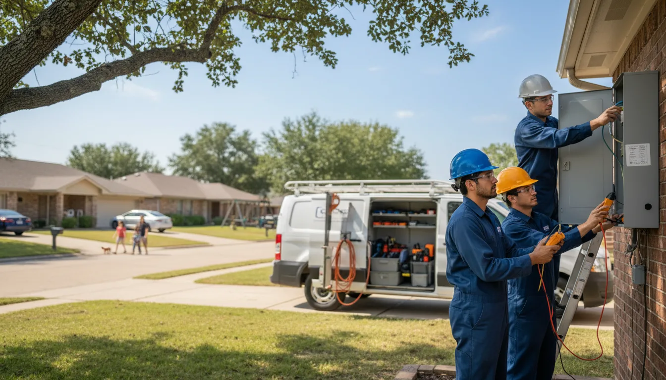 Certified electrician providing emergency electrical services in Fairview, MO
